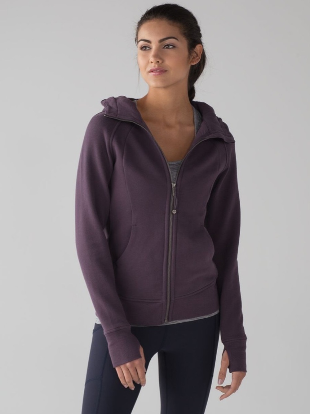 Lululemon Scuba Hoodie IV in black currant